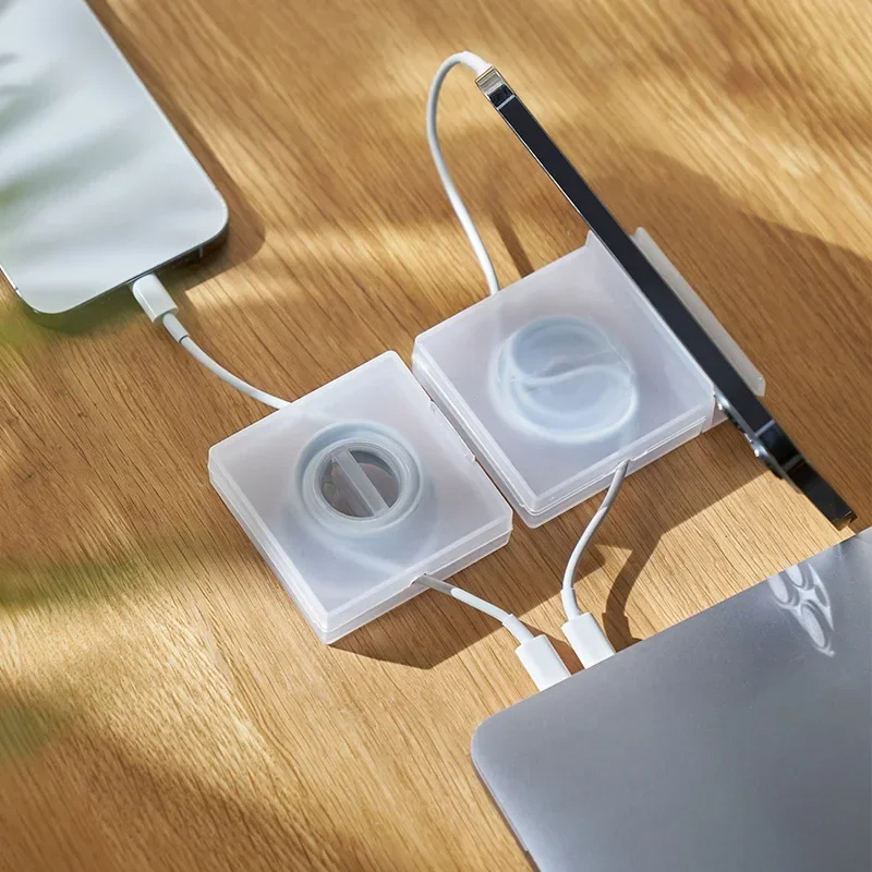 Travel Cable Organizer - Portable Transparent Cable Organizer - Cord