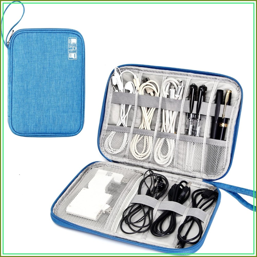 Travel Cable Organizer - Travel Electronics Organizer Portable Cable Organizer