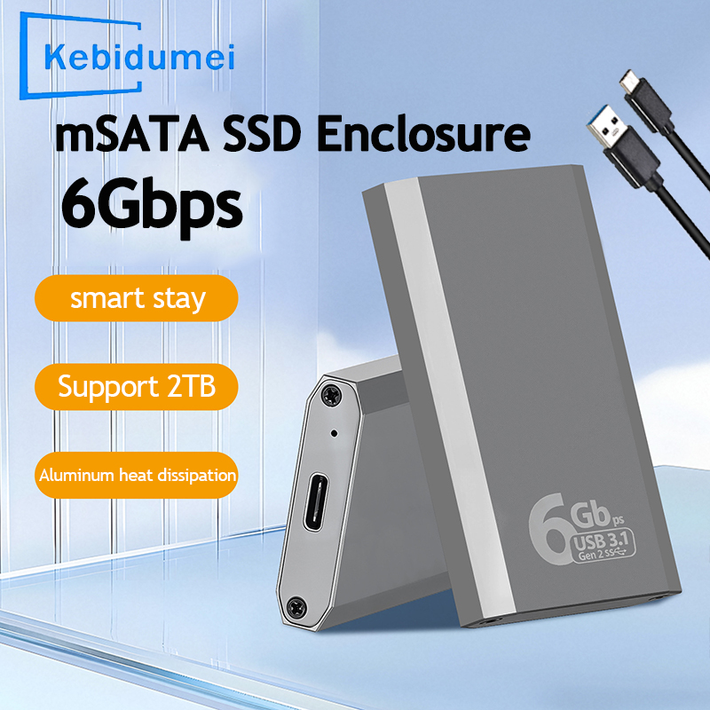Portable Ssd Enclosure - mSATA To USB 3.1 SSD Enclosure