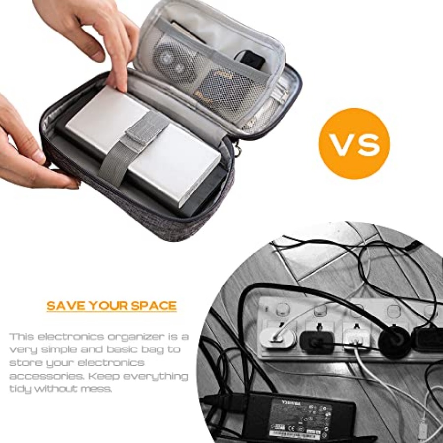 Electronic Organizer Bag Cable - Travel Cable Organizer avis et prix