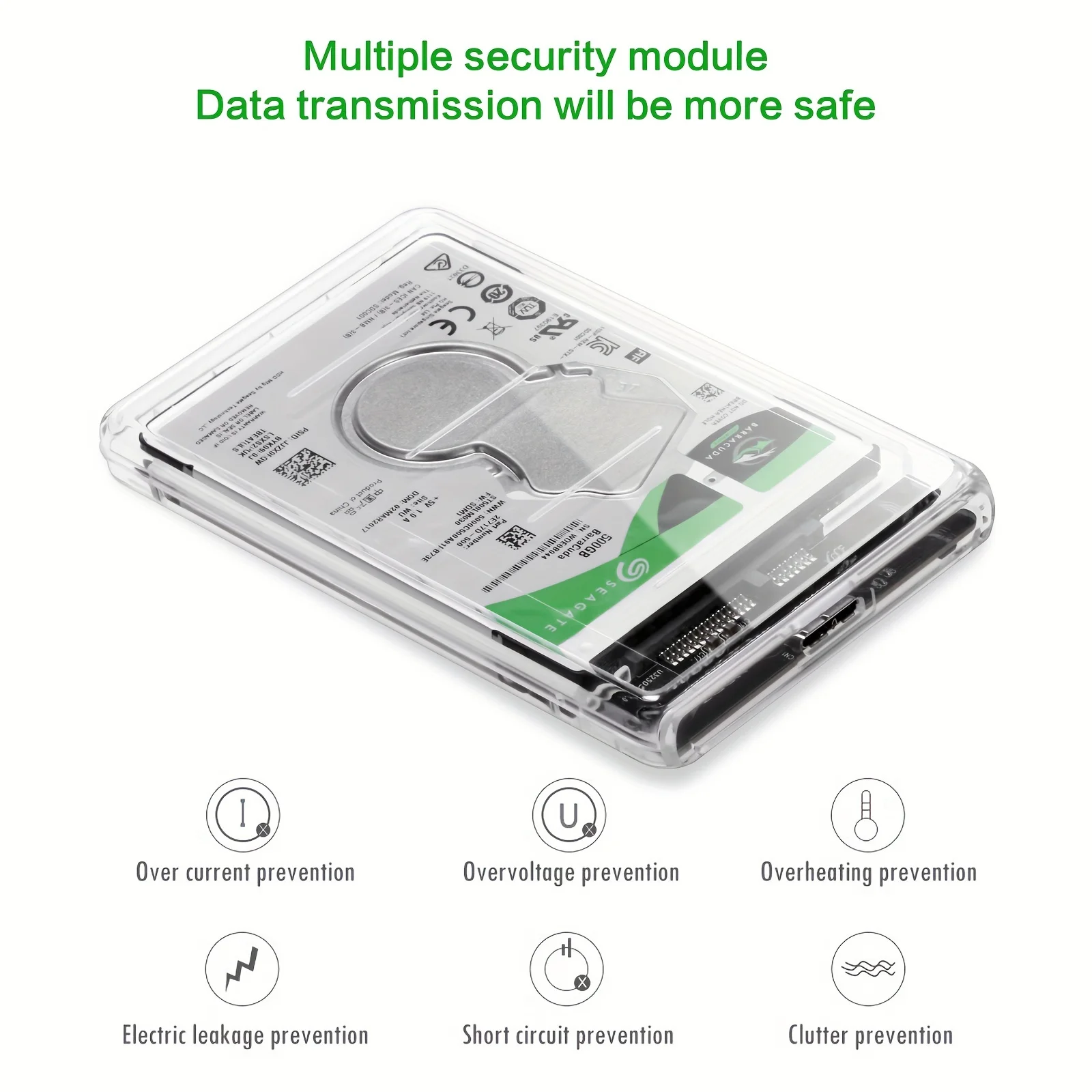 Transparent HDD Case HDD Enclo - Portable Ssd Enclosure avis et prix