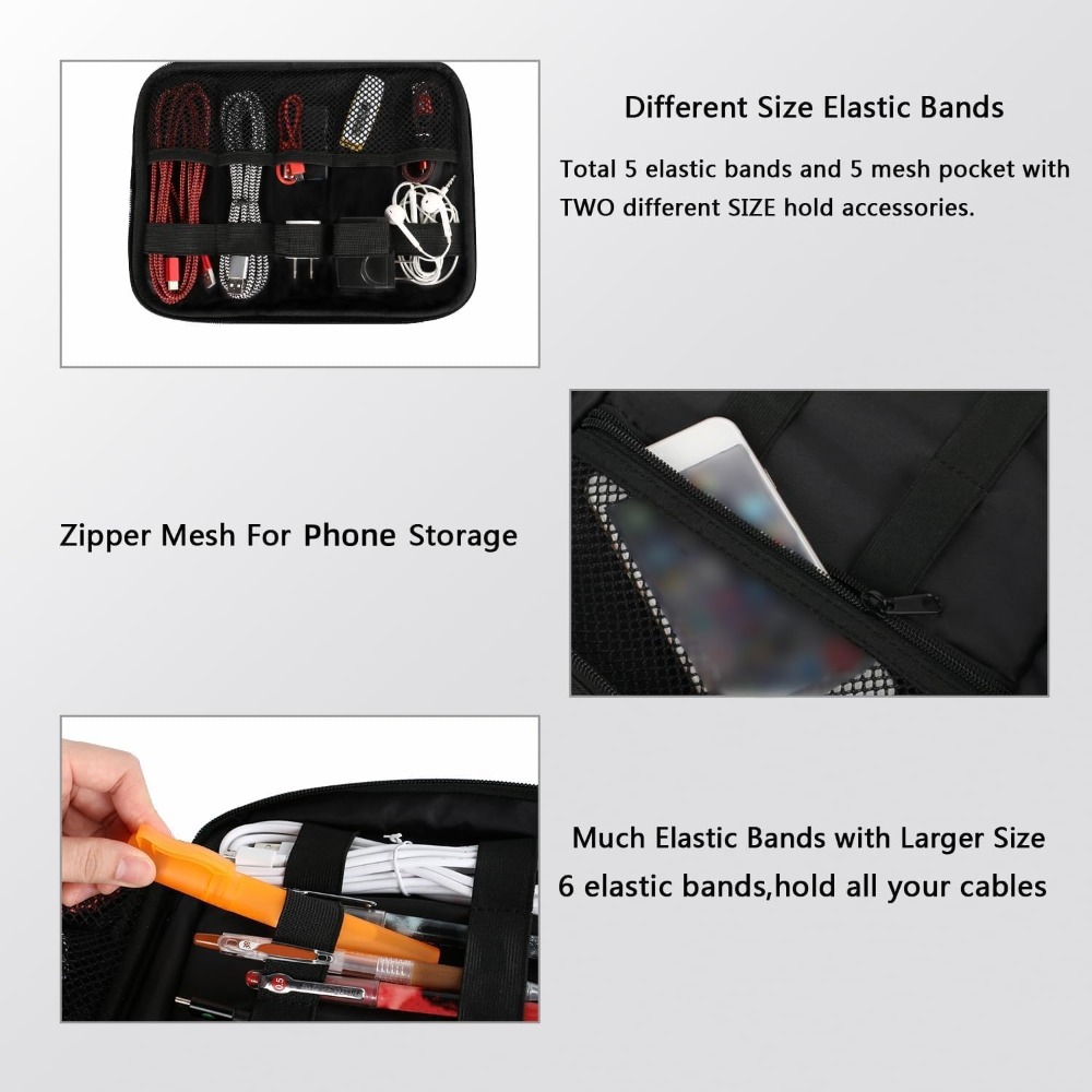 Electronics Organizer Travel C - Travel Cable Organizer avis et prix