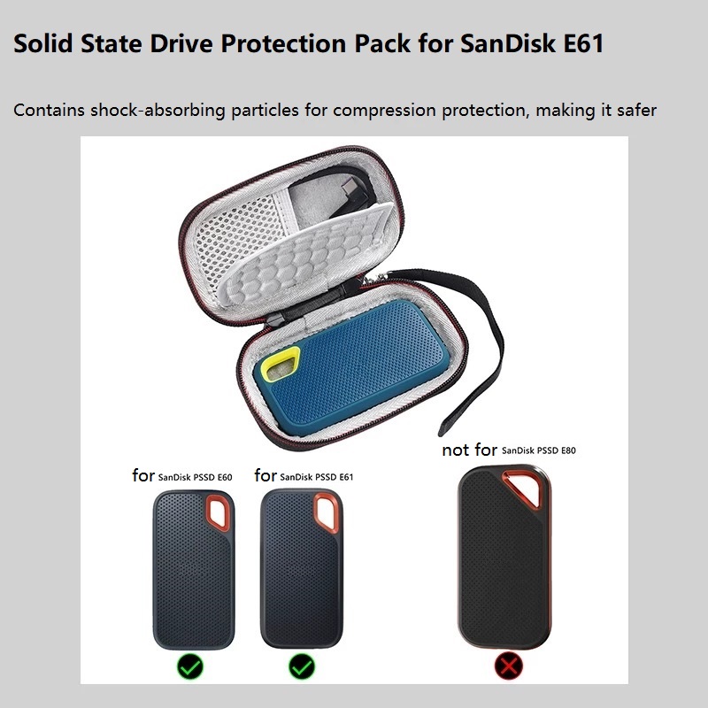 Portable eva storage case for  - Portable Ssd Enclosure avis et prix