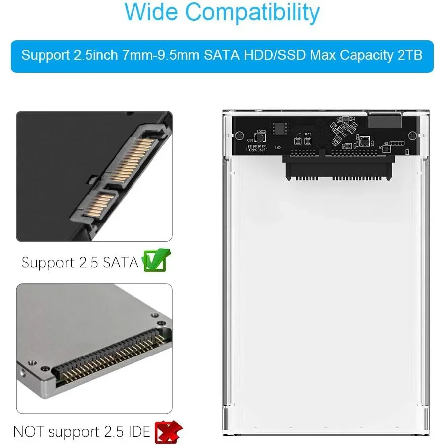 USB 3.0 External Hard Drive En - Portable Ssd Enclosure avis et prix