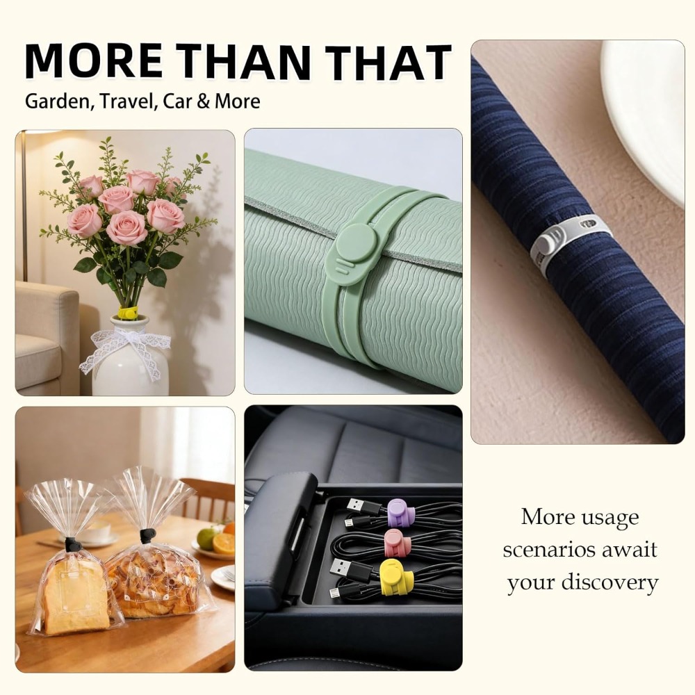 28Pcs Reusable Silicone Cable  - Travel Cable Organizer avis et prix