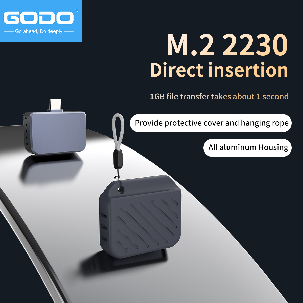 GODO 2230 Type-C Plug & Play M - Portable Ssd Enclosure avis et prix