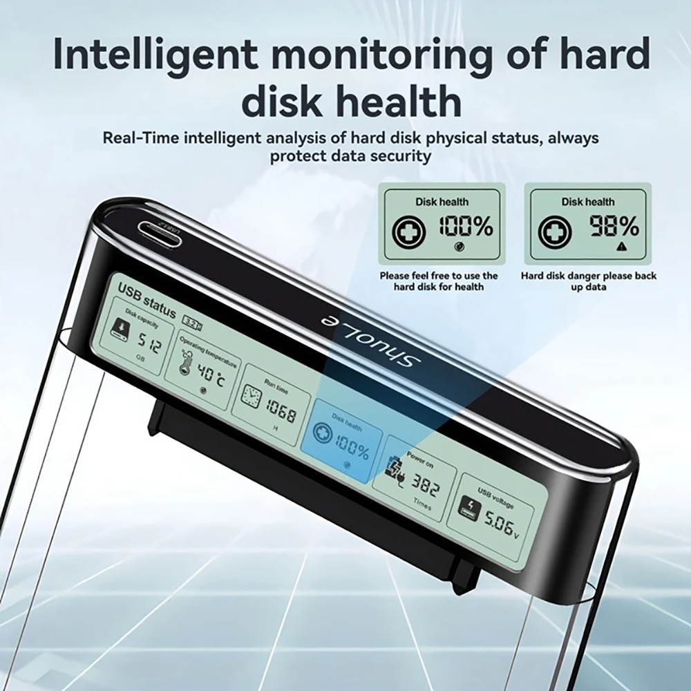 Kebidumei Smart Display HDD Ca - Portable Ssd Enclosure avis et prix